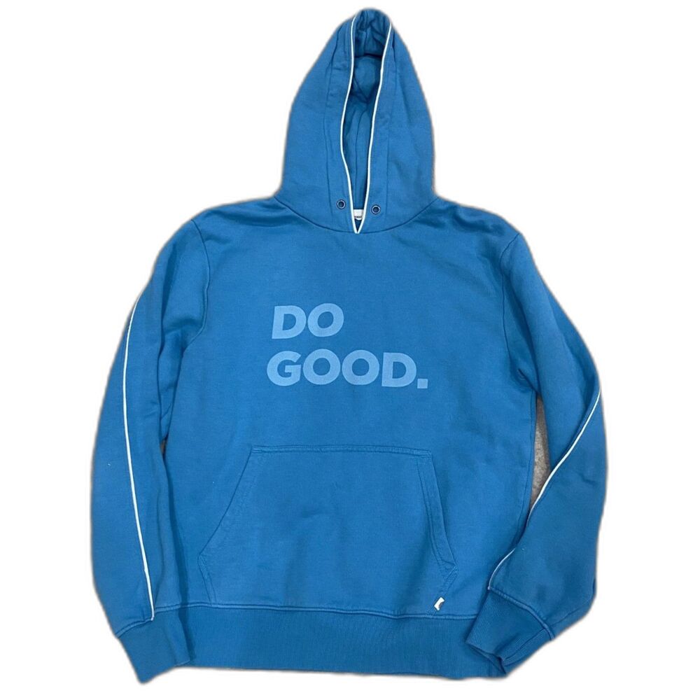 Cotopaxi Do Good Hoodie Size S Pullover Sweatshirt Pocket NO DRAWSTRING